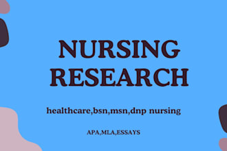 do nursing, healthcare, public health and medical articles