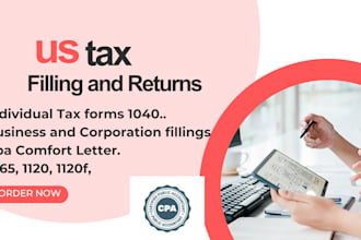 tax consultant, file us tax forms 5472 and 1120 for non resident us llc 1065