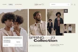build clothing brand website clothing shopify fashion store clothing website