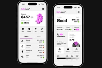 crypto wallet app crypto exchange website app blockchain trading app fintech app