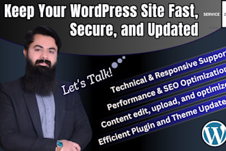 be your expert wordpress manager for website maintenance