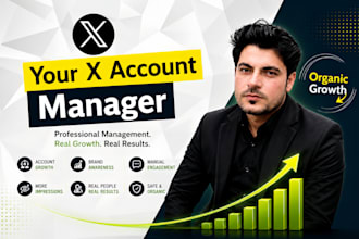 be your x twitter account manager