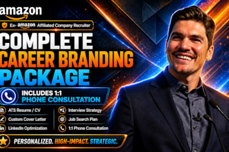 transform your resume, linkedin and career strategy with private consultation