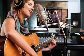 write and sing latin doblaje bachata, flamenco, spanish female singer songwriter