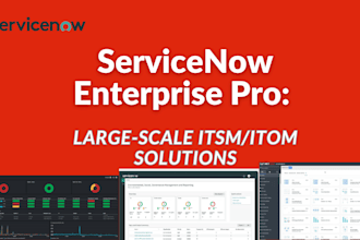 servicenow enterprise pro large scale itsm itom solutions