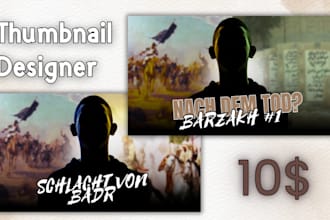 design eye catching gaming, vlogs and stories thumbnails