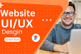 do awesome website ui ux design, figma website design, figma