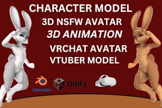 rig texturing your vrchat avatar vtuber model furry avatar character animation