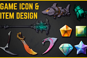 draw custom game icons and assets