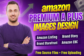 design premium amazon a plus, ebc with mobile size images