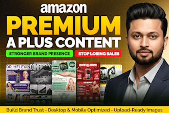 design premium amazon a plus, ebc with mobile size images