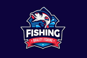 make fishing outdoor and hunting logo