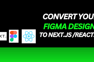 convert your figma designs to next js or react with tailwind css