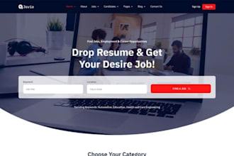 do job board website recruitment website healthcare staffing agency website wix