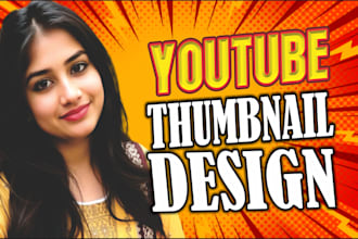 design amazing clickbait youtube thumbnail gaming thumbnail