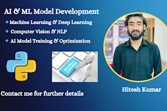 build data science and ai solution using ml, dl, nlp, and CV