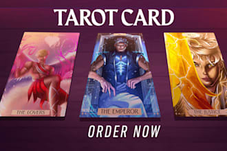 custom tarot card zodiac oracle playing card tcg  design tarot card retro style