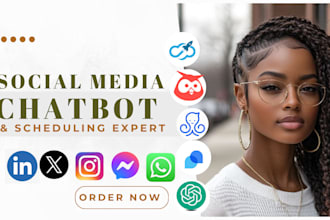 chatbot setup and integration on website messenger with manychat tidio hootsuite