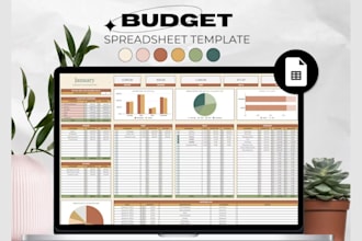 do cutom sales tracker budget planner vba automation data entry graph dashboard