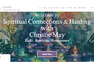design spiritual website tarot reading astrology website psychic website