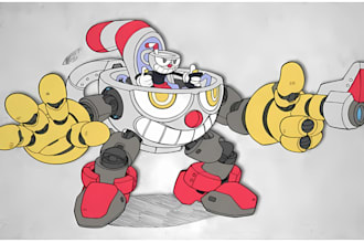 draw vintage retro cartoon character illustration mascot logo t shirt design