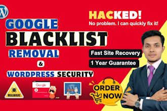 quickly remove google blacklist and recover wordpress website and add SSL