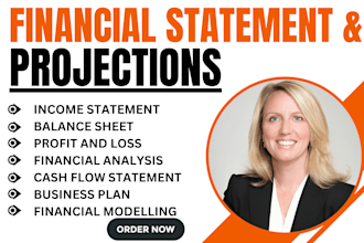 do financial statements, profit and loss, cash flow, financial projections
