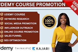 promote online udemy course marketing udemy course promotion