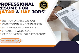 create professional resumes and cvs for job applications