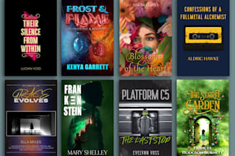 design professional fiction and non fiction book covers