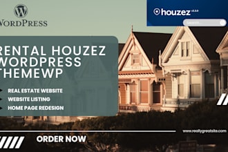 customize wp rentals, houzez theme for your real estate website wordpress houzez