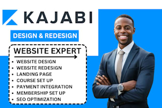 kajabi website design, kajabi online course, sales funnel, landing page