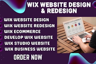 desing redesign or develop a professional wix or wix studio website