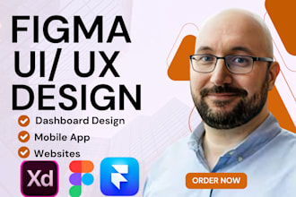 do website ui design dashboard, mobile app UI UX design, UI UX design