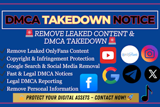 remove your leaked onlyfans content under dmca takedown notice