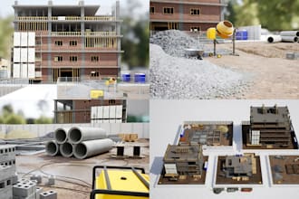 realistic 3d renderings for architecture and construction projects