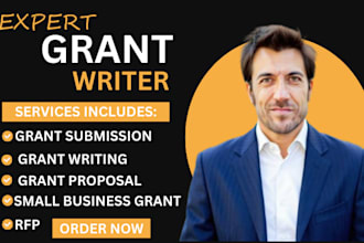 write grant proposal grant research application rfp business plan