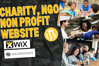design nonprofit website, charity website 501c3 website, donation website