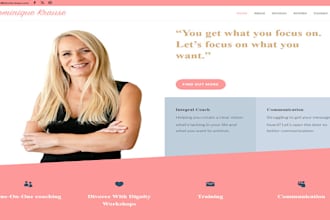 build life coach landing page coaching website business coach consultant website