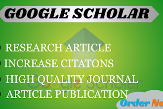 write and publish your research article and increase citations