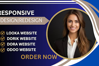 design websites using looka dorik framer odoo showit and dora
