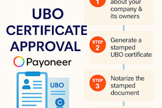 help you get your ultimate beneficial owner ubo approved on payoneer