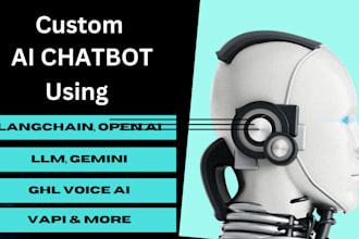 develop a custom ai chatbot using ghl voice ai open ai llm gemini langchain