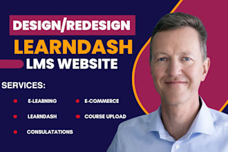 create your elearning lms website using learndash or tutor lms pro