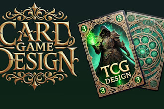 design custom card template illustration trading card frame tcg tarot flash card