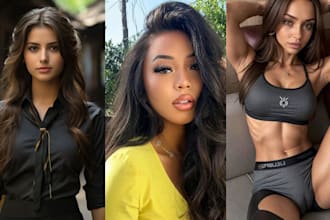 create hyper realistic ai influencers for onlyfans instagram social media fanvue