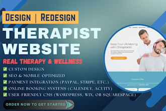 build life coach psychiatry yoga gym spa hypnotherapy wellness therapy website