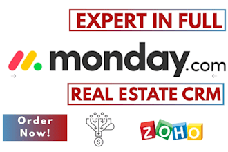 setup real estate monday crm zoho pipeline bitrix24 followize close reapit keap