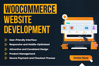 build wordpress bigcommerce store woocommerce website webshop payment paypal