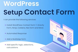 create and customize contact forms, gravity forms,  wpforms, ninja form, smtp
